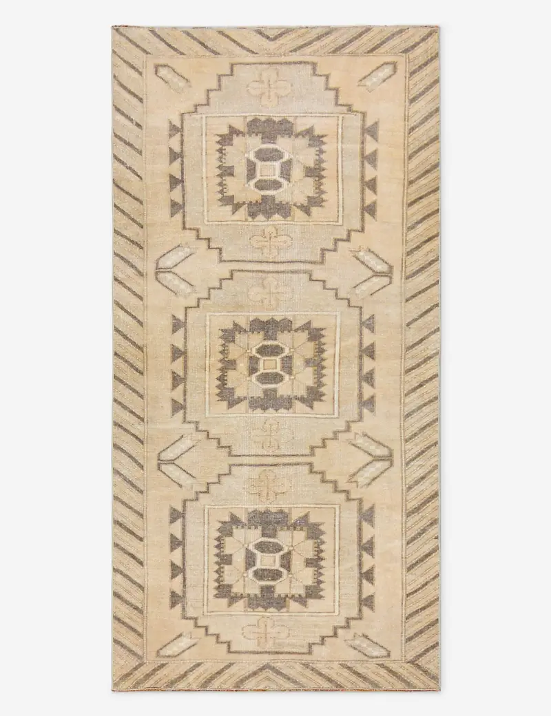 Slim Turkish Wool Runner – 2'4" X 6'5" (No. 287) 1