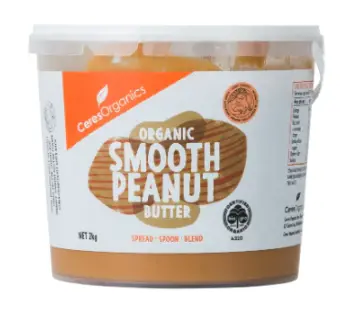 Smooth Organic Peanut Butter – Rich 2Kg Bulk Jar 1
