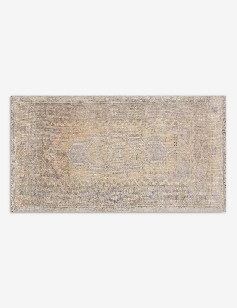 Spacious Turkish Area Rug – Hand-Knotted Wool, 2' X 4', No. 349 1