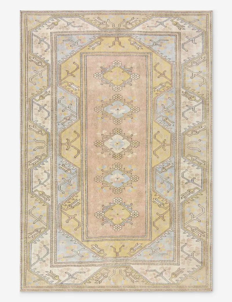 Spacious Turkish Wool Area Rug – 5'6" X 8' (No. 516) 1