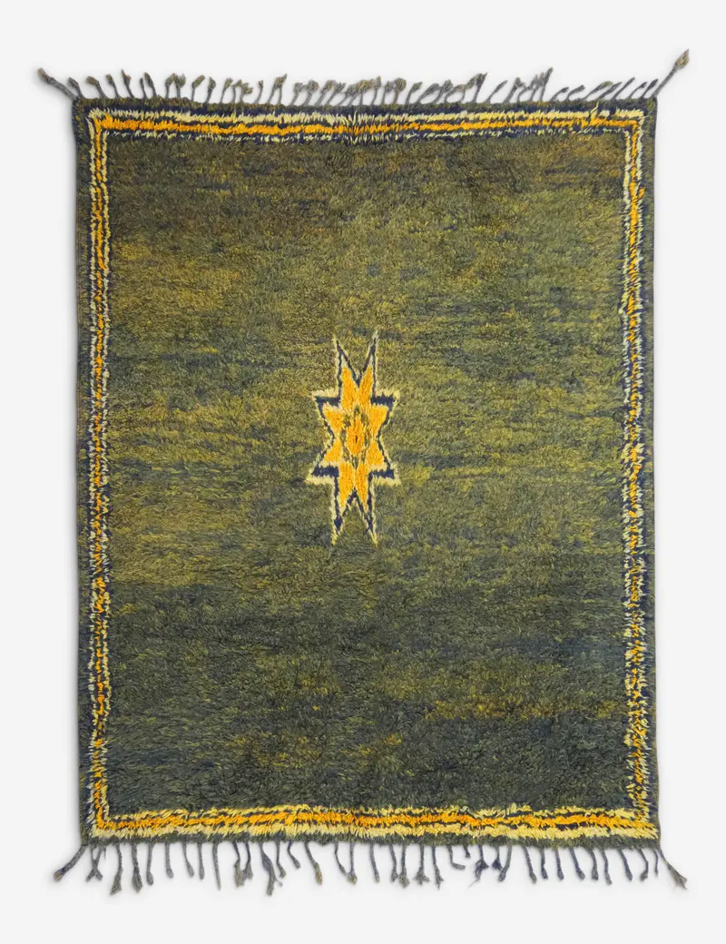 Stately Vintage Moroccan Wool Rug – 7' X 8'6" (No. 77) 1