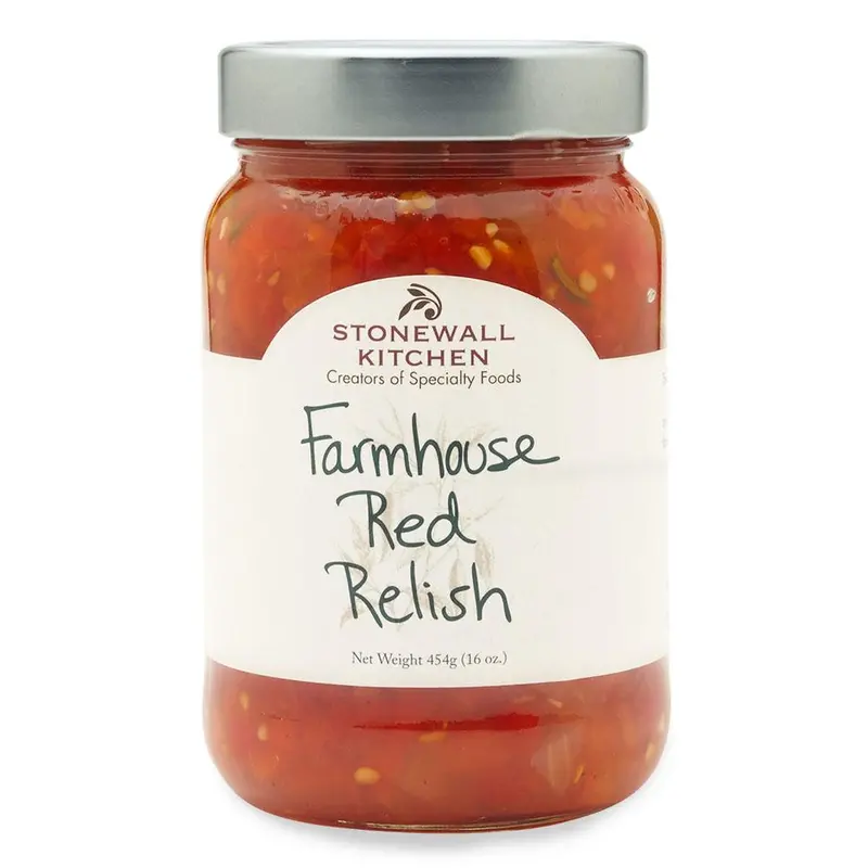 Stonewall Kitchen Farmhouse Red Relish – Small-Batch Gourmet Condiment 1