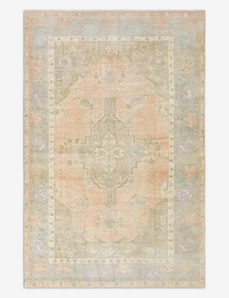 Substantial Turkish Hand-Knotted Wool Rug, Antique Depth, 5'4" X 8'2" – No. 479 1