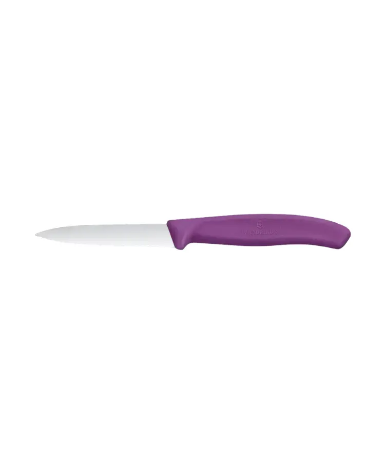 Swiss Classic 4-Inch Straight Paring Knife – Purple Handle 1