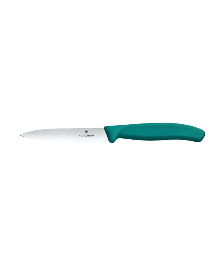 Swiss Classic 4-Inch Straight Paring Knife – Teal Handle 1