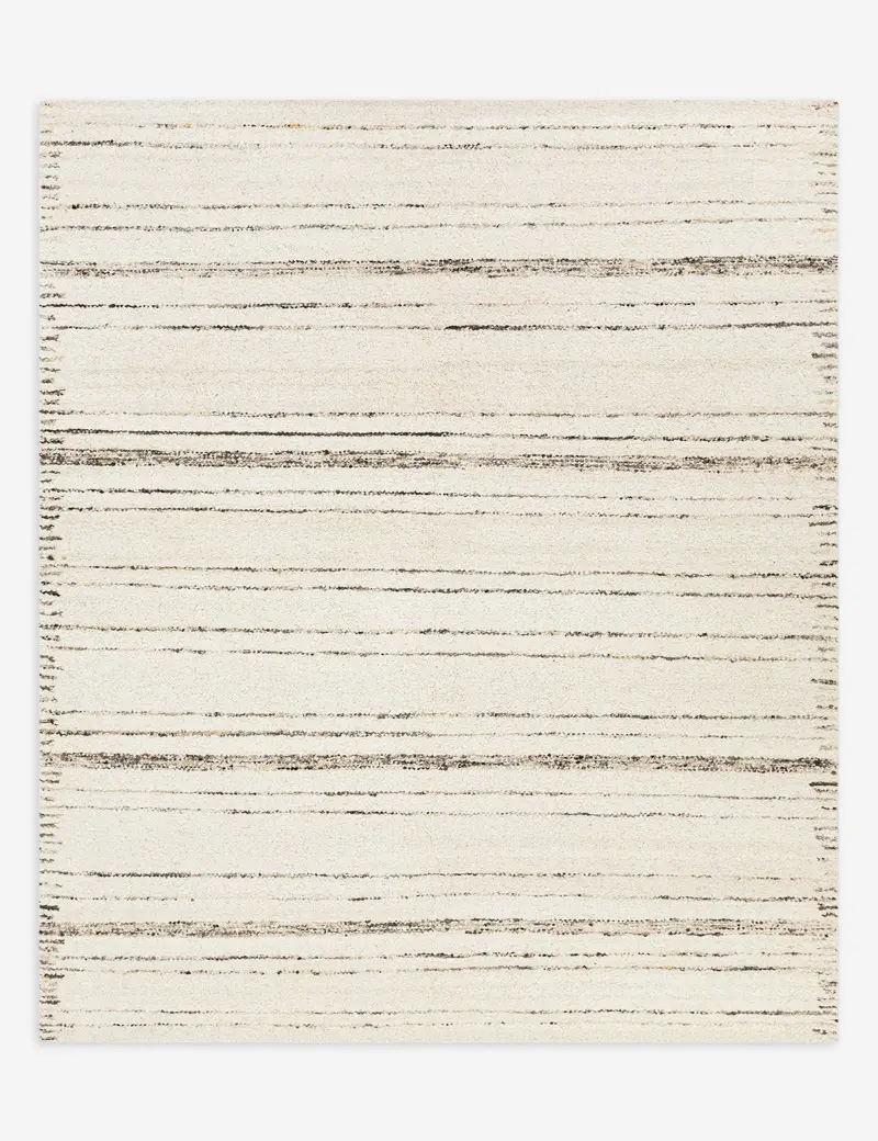 Tenzan Handwoven Wool Rug – Textured Natural Fiber Floor Mat 1