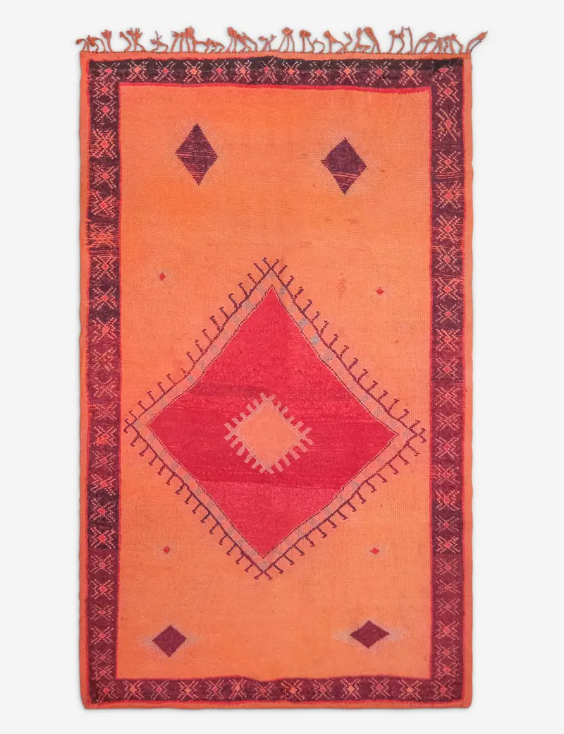 Traditional Moroccan Flatweave Rug – 4'3" X 7'1" (No. 108) 1