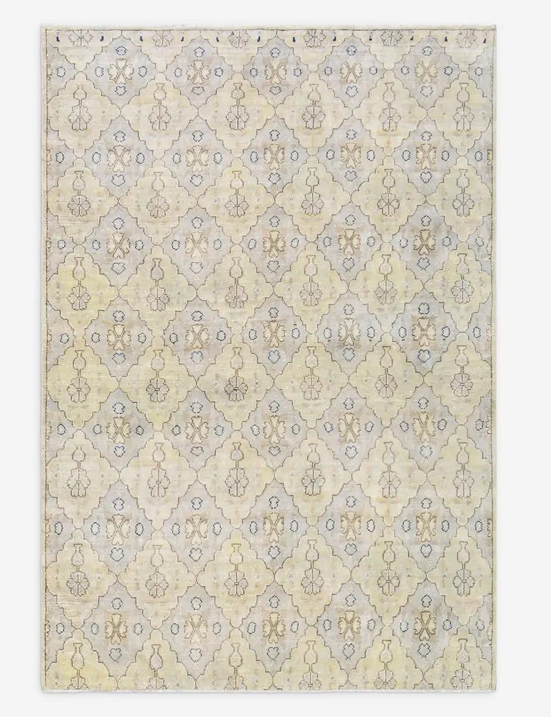 Traditional Turkish Wool Rug, Hand-Knotted & Antique-Inspired, 4'10" X 7' – No. 513 1