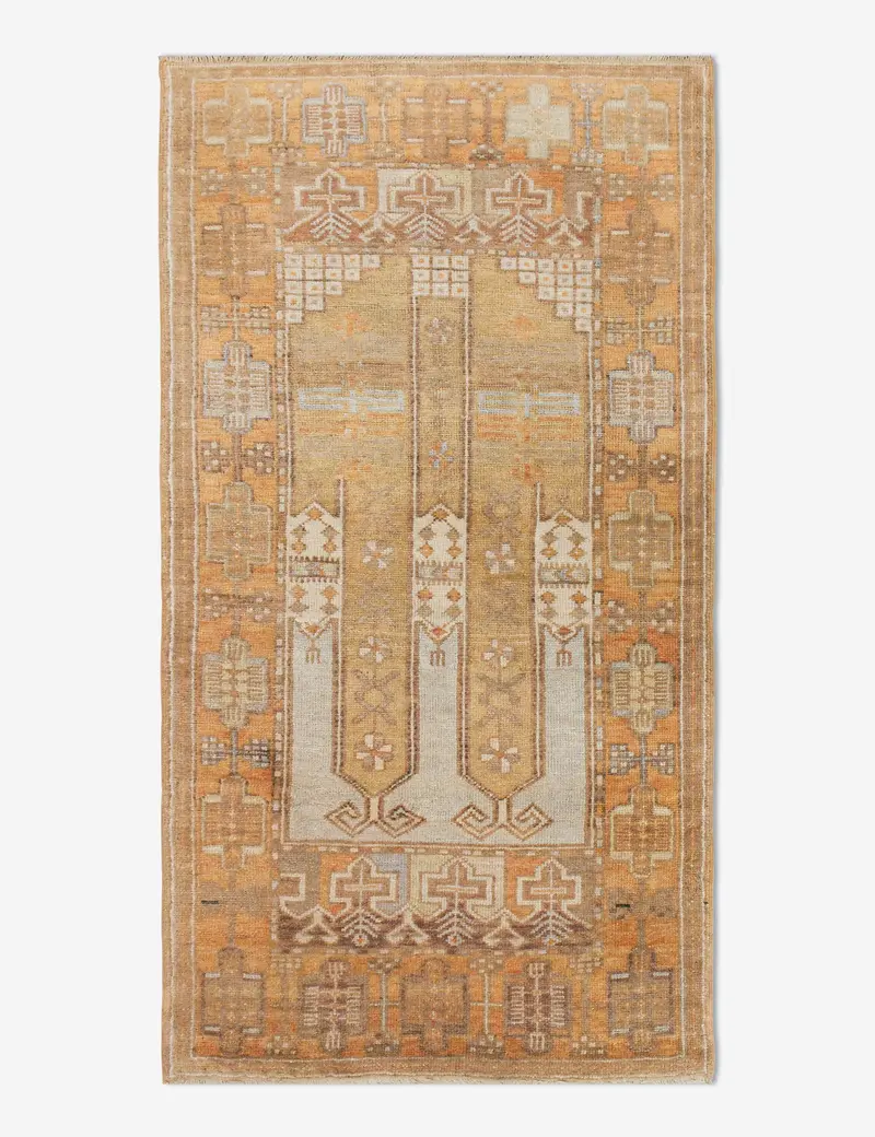 Traditional Turkish Wool Runner No. 241 — 2'11" X 5'10" 1