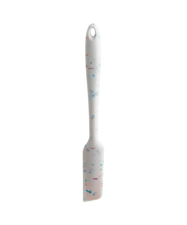 Trudeau Confetti-Colored 11-Inch Silicone Jar Spatula 1