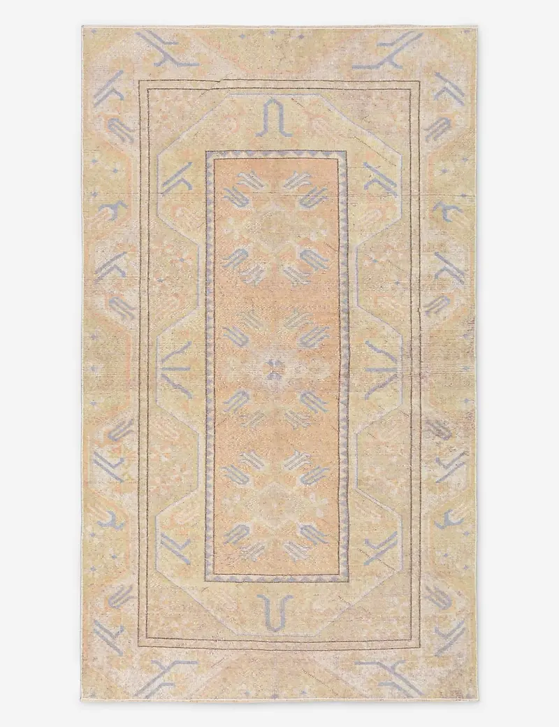 Turkish Kilim-Inspired Wool Rug – 3'7" X 6' (No. 520) 1