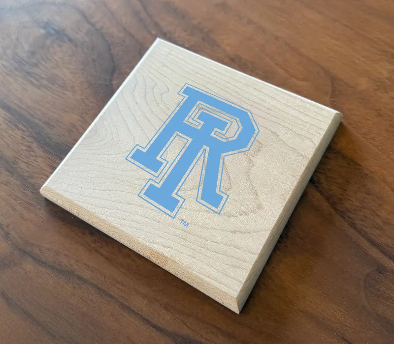 University Of Rhode Island Hardwood Coaster – Officially Licensed 2