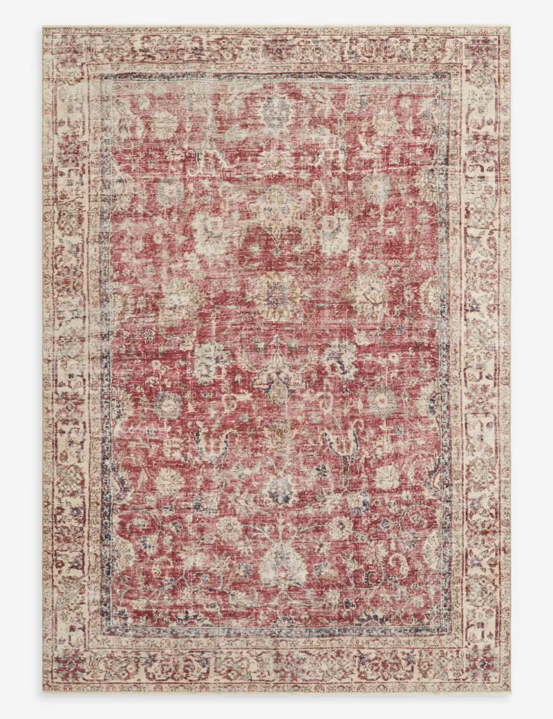 Versatile Turkish Wool Area Rug — 5'6" X 8'6" 1