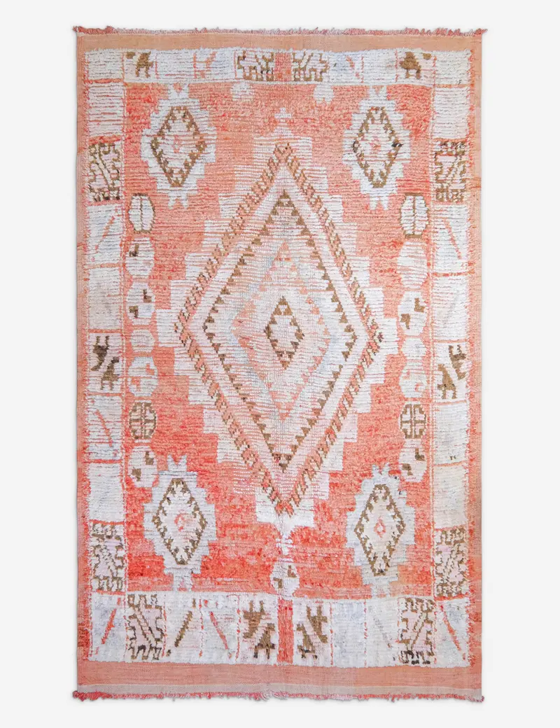 Versatile Vintage Moroccan Rug – 5'3" X 8'6" (No. 78) 1
