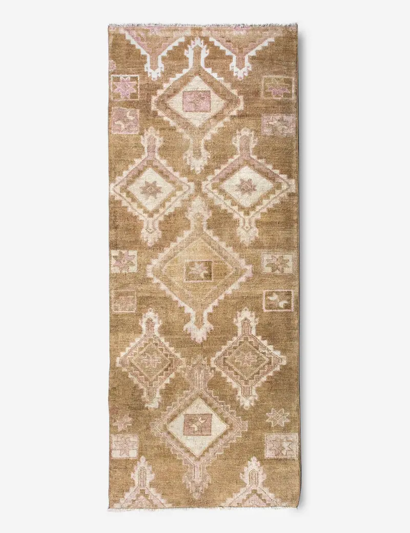 Vintage Turkish 3'3" X 8'5" Hand-Knotted Wool Rug No. 358 1