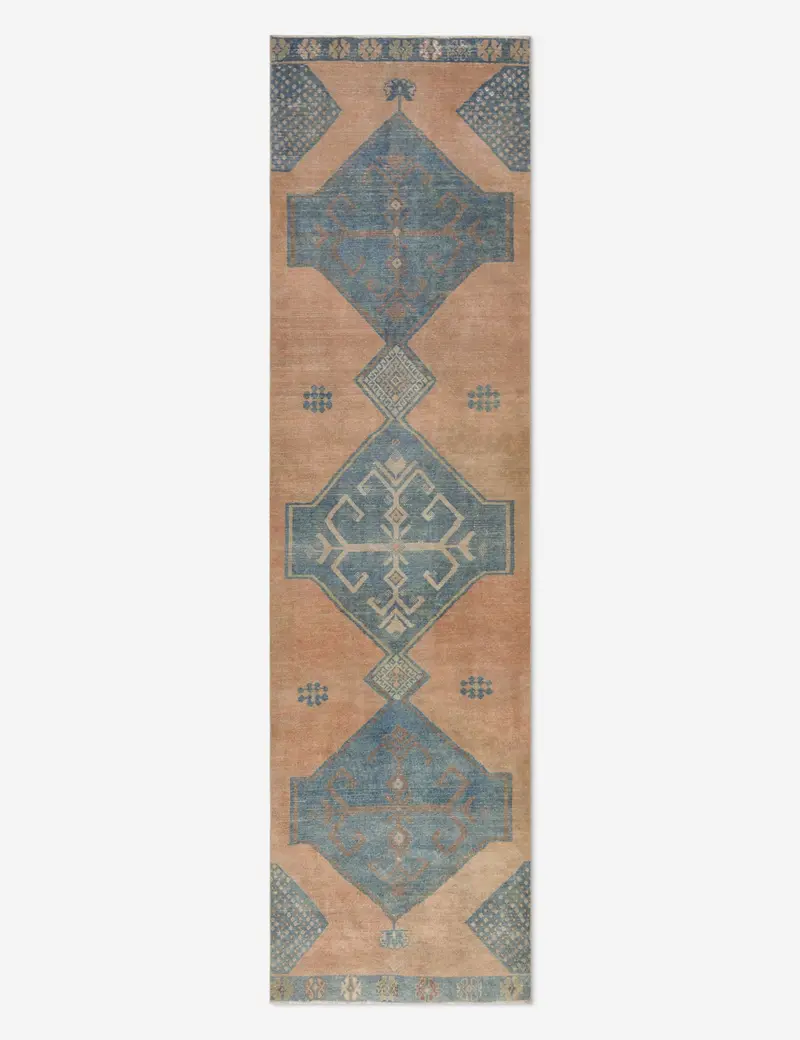 Vintage Turkish Runner Rug No. 271 — 3'2" X 11'8" Hand-Knotted Wool 1