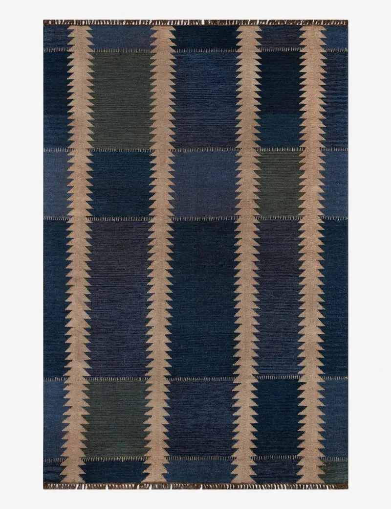 Vion Handwoven Wool Rug — Textured, Earth-Toned Floor Covering 1