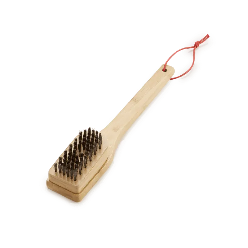 Weber 12-Inch Bamboo Handle Grill Cleaning Brush – Eco-Friendly Design 1