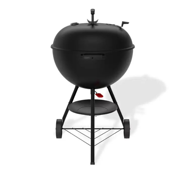 Weber Original 22-Inch Stealth Kettle Charcoal Grill – Sleek Black Portable Bbq 1
