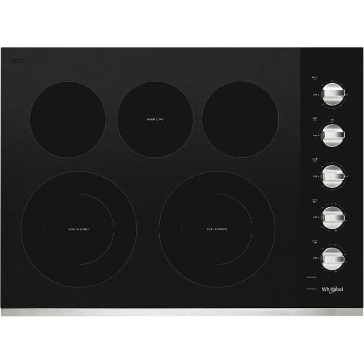 Whirlpool 30-Inch Built-In Electric Cooktop – Standard Configuration 1