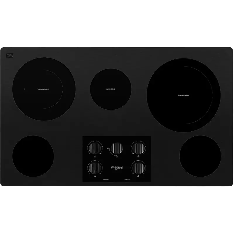 Whirlpool 36-Inch Built-In Electric Cooktop – High-Performance Elements 1