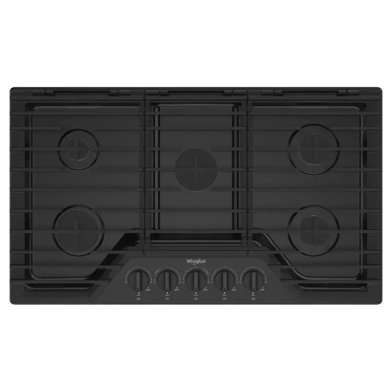 Whirlpool 36-Inch Built-In Gas Range With Ez-2-Lift™ Cast-Iron Grates Wcgk5036Pb 1