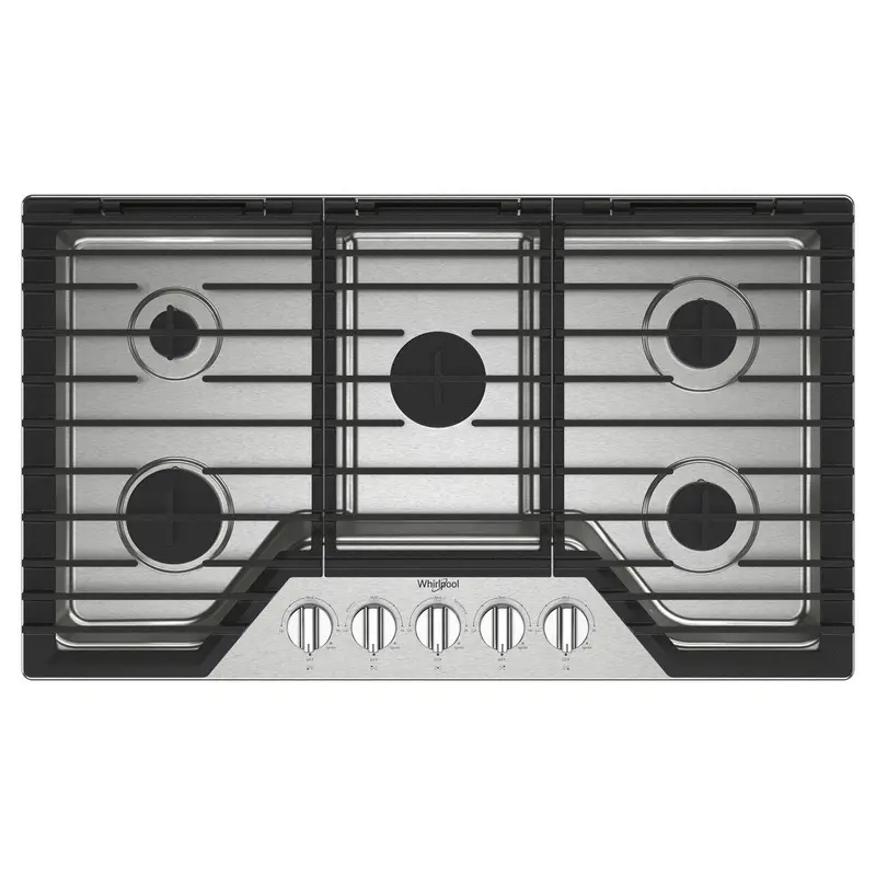 Whirlpool 36-Inch Built-In Gas Range With Ez-2-Lift™ Cast-Iron Grates Wcgk5036Ps 1