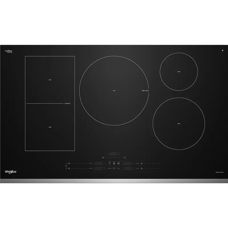 Whirlpool 36-Inch Smart Induction Cooktop – Stainless Steel (Wcit7536Ss) 1