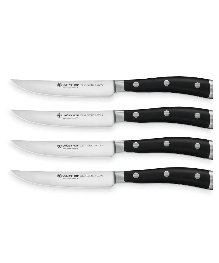 Wüsthof Classic Ikon 4-Piece Forged Steak Knife Set 1