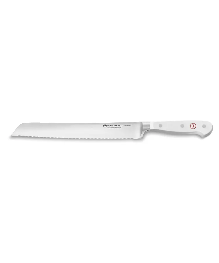 Wüsthof Classic White 9-Inch Double-Serrated Bread Knife 1