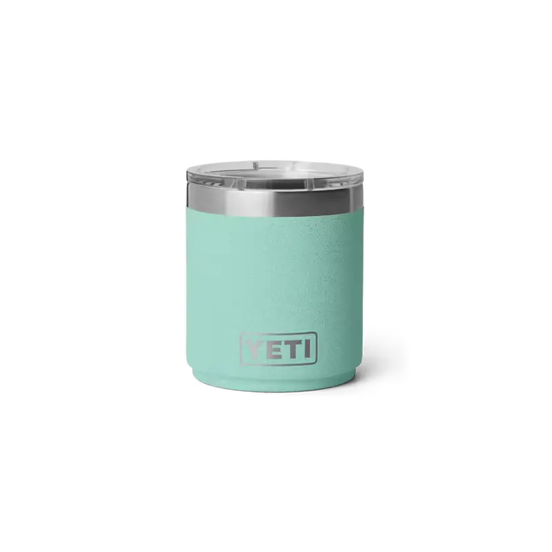 Yeti Rambler 10 Oz Ceramic-Lined Lowball Tumbler (2.0) With Magslider Lid – Sea Stone 1