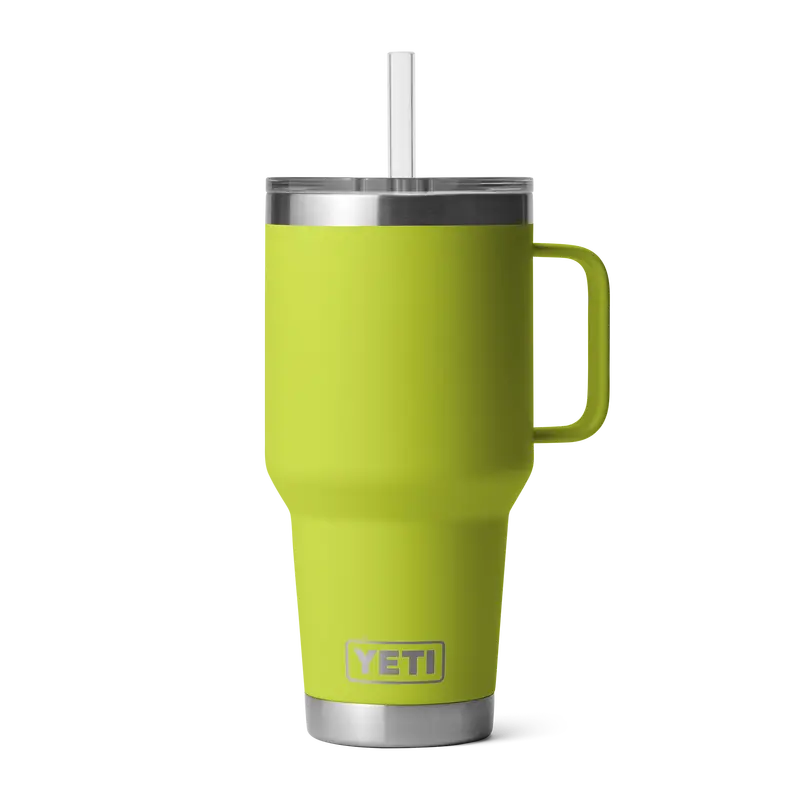 Yeti Rambler 35 Oz Tumbler With Straw Lid – Chartreuse Green 1